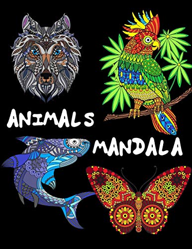 Animals Mandala: 50 Mandala-Style Coloring Animals