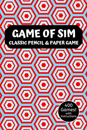 Game Of Sim: A Classic Strategy Game Hexagon Activity Book - For Kids And Adults - Novelty Themed Gifts - Travel Size