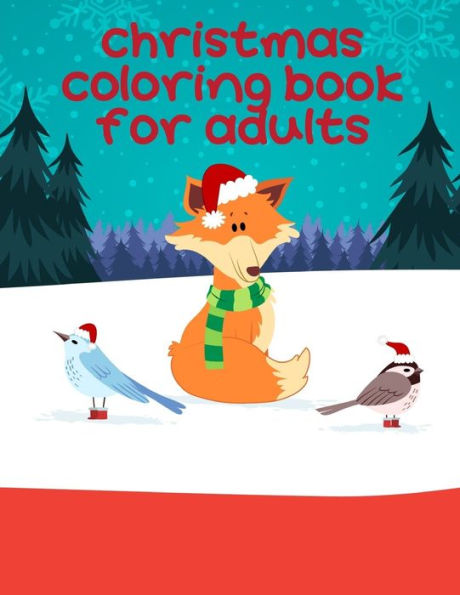 Christmas Coloring Book For Adults: Cute pictures with animal touch and feel book for Early Learning (Big Animals)