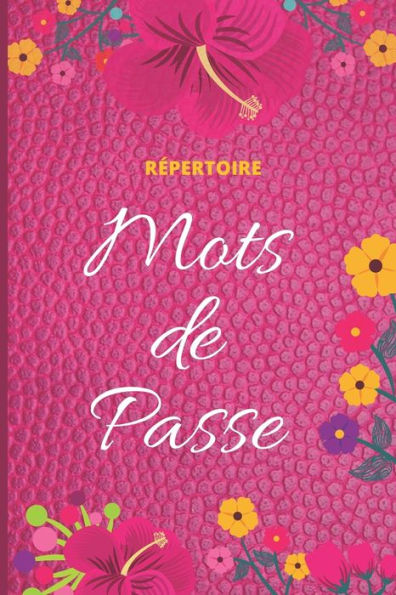 Répertoire Mots De Passe: Carnet De Mots De Passe Petit Format Trié Par Catégorie De Mots De Passe Et Numéroté (French Edition)