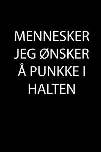 Mennesker Jeg Ønsker Å Punkke I Halten (Norwegian Edition)