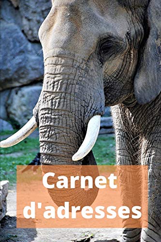 Carnet D'Adresses: R?pertoire T?l?phonique Alphab?tique ?l?phant Animaux Sauvages D'Afrique (French Edition)