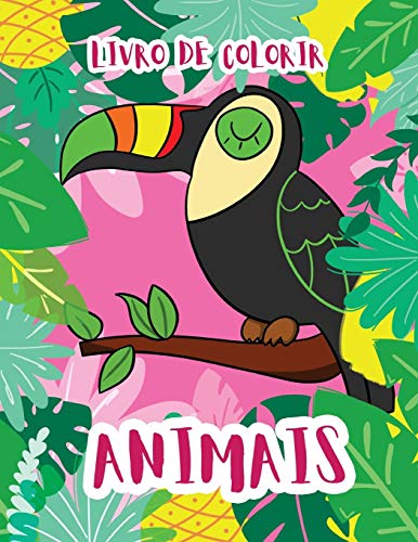 Animais: livro de colorir (Portuguese Edition)