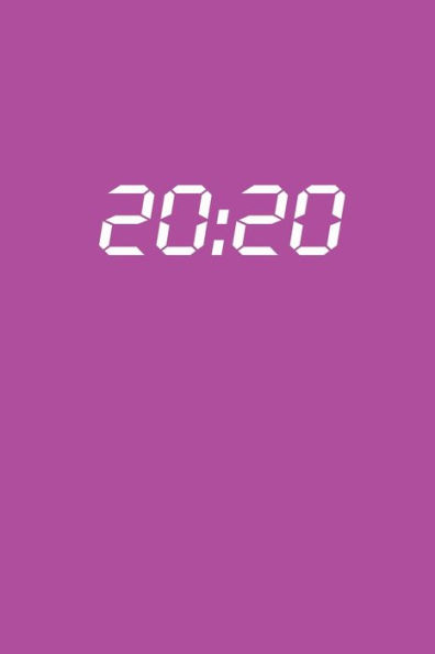20:20: Arbeitsplaner 2020 A5 Lila (German Edition) - 9781678942854