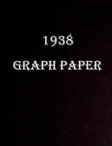 1938 Graph Paper: Graph Paper Quad Rule 5X5 ,150 Pages, Large (8.5 X 11 Inches)
