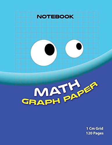 Math graph paper ( bleu edition ): 1cm Grid maths book ( Color : bleu 120 pages )