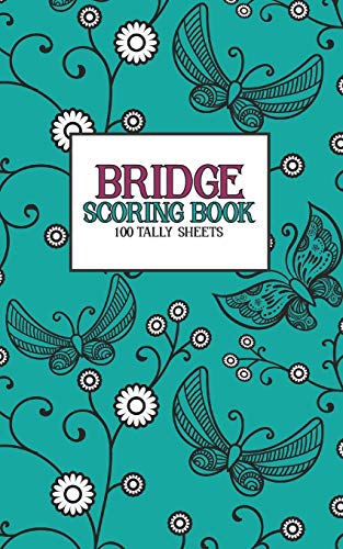 Bridge Scoring Book: 100 Tally Sheets
