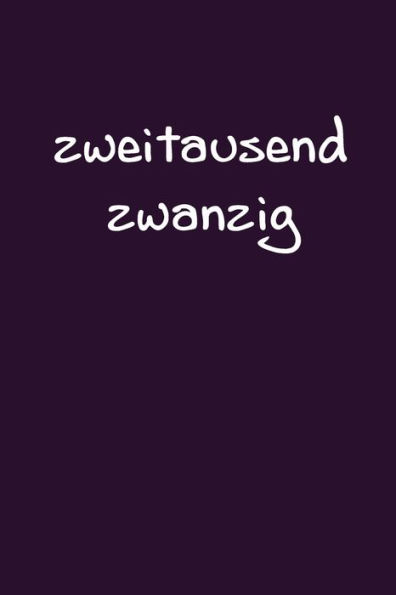 Zweitausend Zwanzig: Bürokalender 2020 A5 Flieder (German Edition)