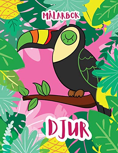 Djur: M??larbok (Swedish Edition)