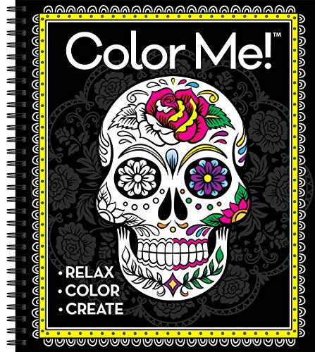 Color Me! Adult Coloring Book (Skull Cover - Includes A Variety Of Images)