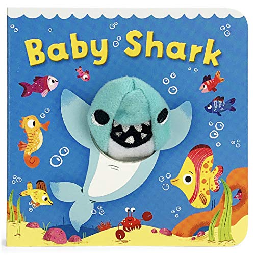 Baby Shark Finger Puppet Board Book, Gifts For Birthdays, Baby Showers, Little Shark Lovers, Preschoolers, And More! Ages 1-4 (Finger Puppet Book)