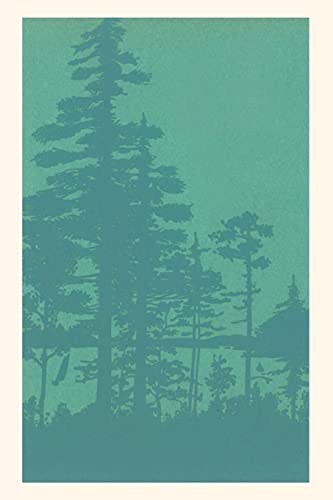 Vintage Journal Tree Silhouettes Graphic (Pocket Sized - Found Image Press Journals)