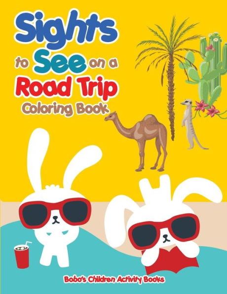 Sights To See On A Road Trip Coloring Book