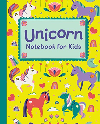 Unicorn Notebook For Kids: Featuring Cute Unicorn Art And Lined, Blank, Graphed And Bulleted Pages Perfect For Journaling And Doodling!