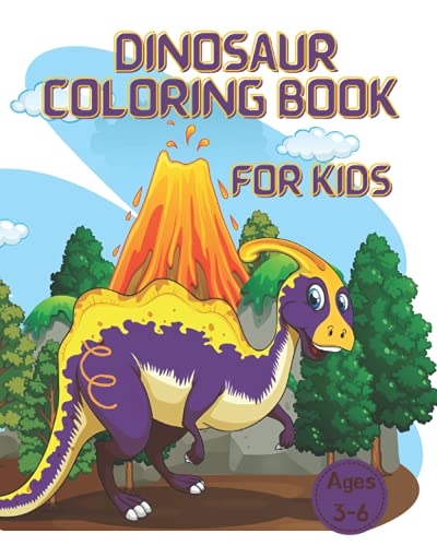 Dinosaur Coloring Book For Kids 3 - 6