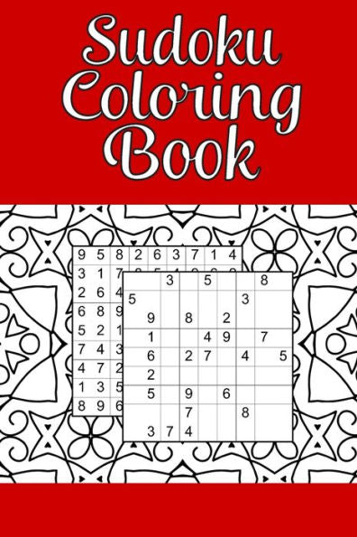 Sudoku Coloring Book : 100 Pages - 208 Puzzles - With Answer Key