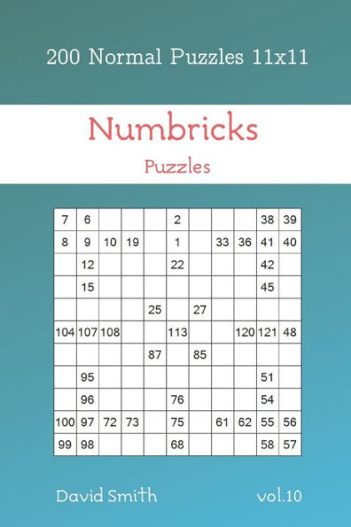 Numbricks Puzzles - 200 Normal Puzzles 11X11