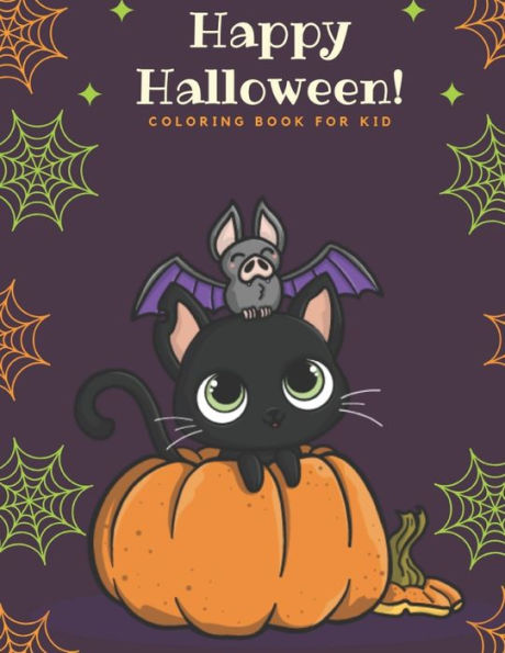 Happy Halloween: coloring book for kid (Halloween62) - 9781688352209