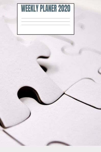 Weekly Planer 2020 : Puzzle Style - 6X9 - 53 Pages