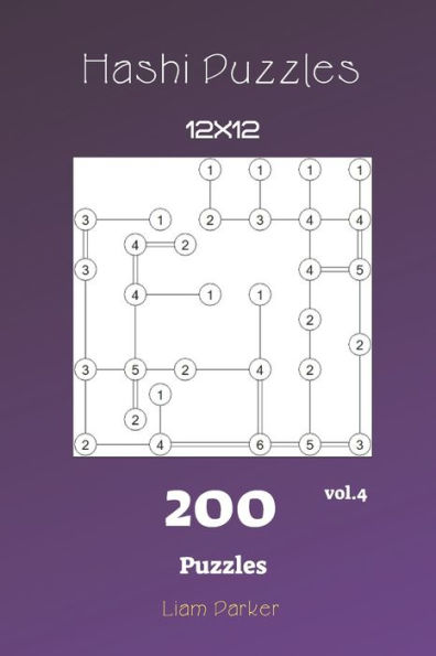 Hashi Puzzles - 200 Puzzles 12x12 vol.4