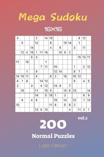 Mega Sudoku 16X16 - 200 Normal Puzzles