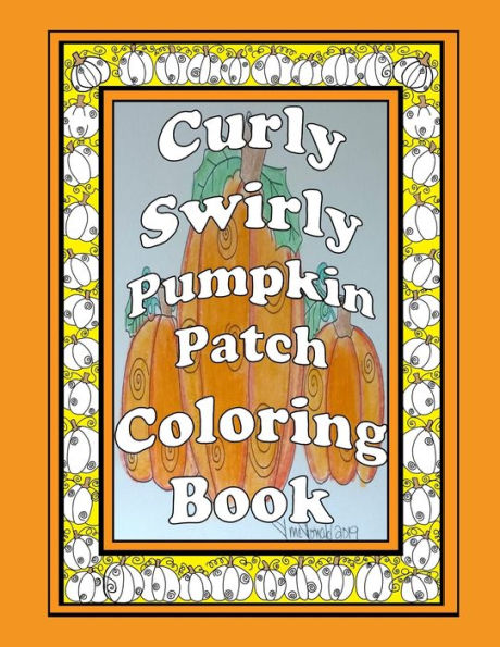 Curly Swirly Pumpkin Patch Coloring Book