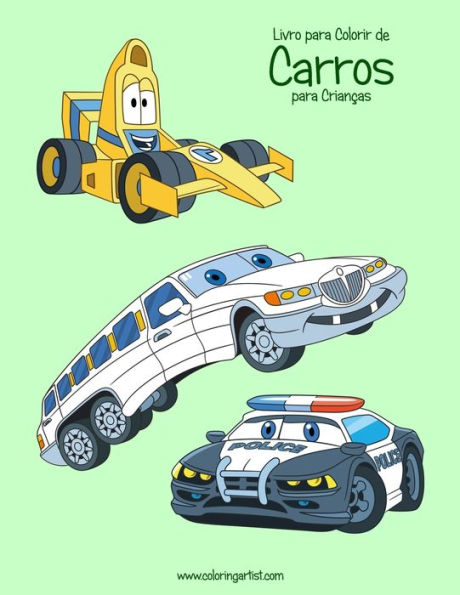 Livro Para Colorir De Carros Para Crianças 1