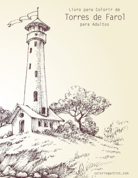 Livro Para Colorir De Torres De Farol Para Adultos 1