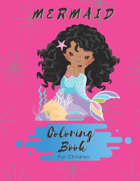 Mermaid Coloring Book : For Children - 30 Pages - Paperback - Made In Usa - Size 8.5X11