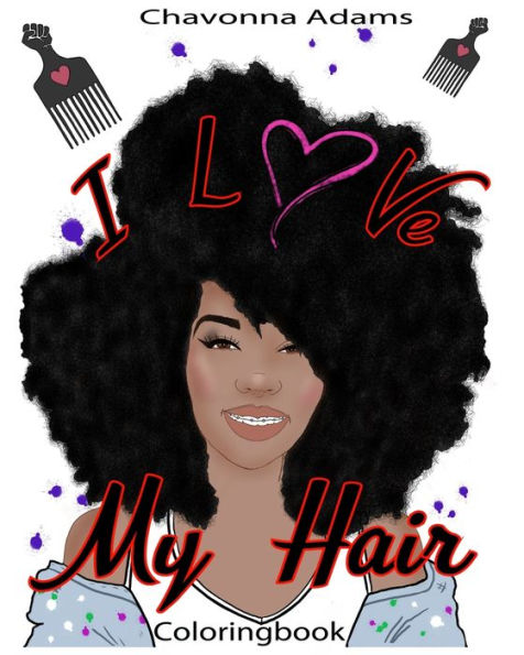 I Love My Hair Coloringbook