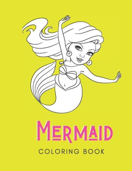 Mermaid Coloring Book : For Adults With Anxiety And Depression - 30 Pages - Made In Usa - Size 8.5X11