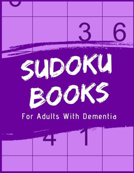 Sudoku Books For Adults With Dementia : 50 Puzzles And Solutions - Paperback - Made In Usa - Size 8.5X11