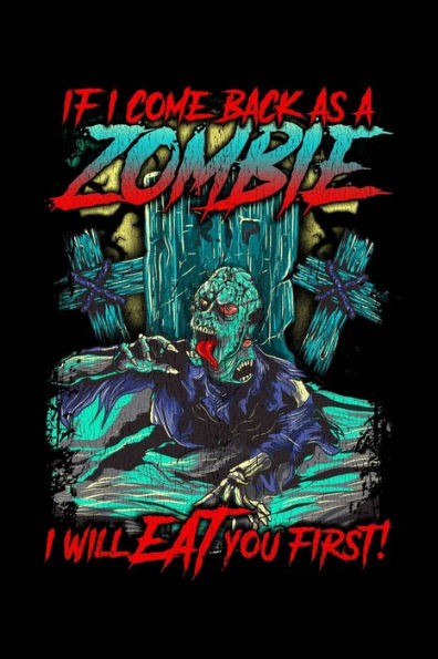 If i came back as a Zombie: KALENDER 2020/2021 mit Monatsplaner/Wochenansicht mit Notizen und Aufgaben Feld! Für Neujahresvorsätze Halloween ... I Geschenk für Horror Grusel Zombie