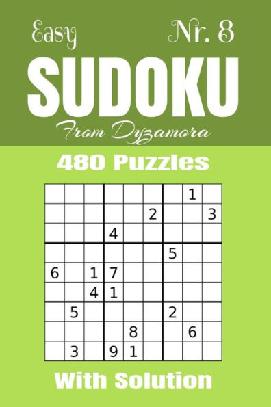 Easy Sudoku Nr.8: 480 puzzles with solution
