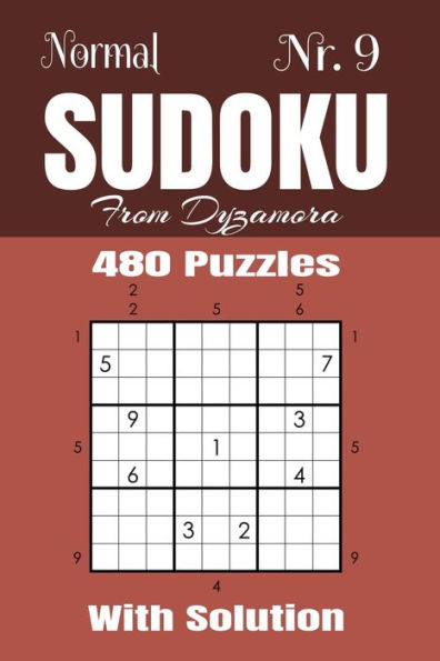 Normal Sudoku Nr. 9 : 480 Puzzles With Solution