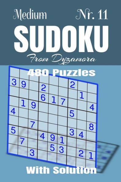 Medium Sudoku Nr. 11 : 480 Puzzles With Solution