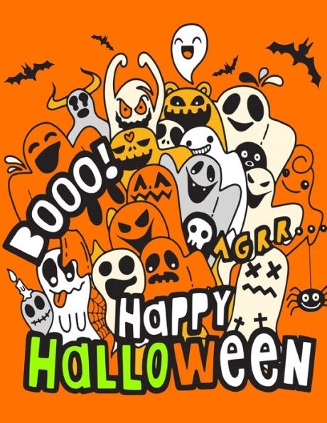 Happy Halloween: Coloring book - 9781696006705