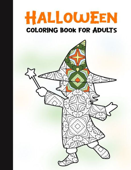 Halloween Coloring Book for Adults: 50 Halloween Illustrations Printed On One Side, Safe For Markers | Fun Craft Activity Gift | Stress Relieving Designs (Spooky House) - 9781696296250