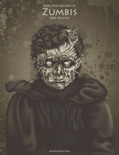 Livro Para Colorir De Zumbis Para Adultos 1