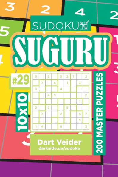 Sudoku Suguru - 200 Master Puzzles 10X10