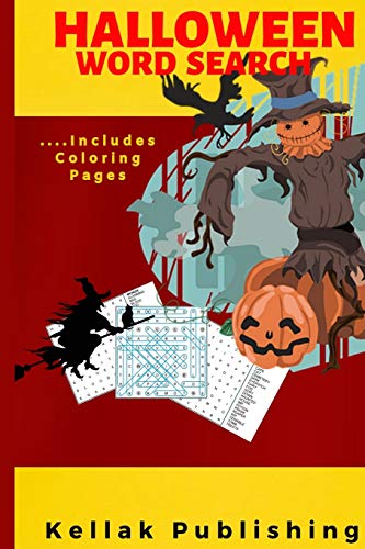 Halloween Word Search: Halloween Word Search Puzzle Book| Halloween Coloring Book Pages For Older Kids| Halloween gifts for kids & Adult (Gag Gift)