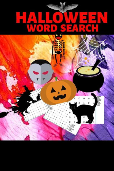 Halloween Word Search: Halloween Gift| Word Search Puzzle Book| Halloween Gift For Teens, College Students, Coworkers and Office Employees (Gag Gift)