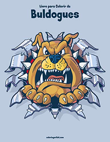 Livro para Colorir de Buldogues (Portuguese Edition)