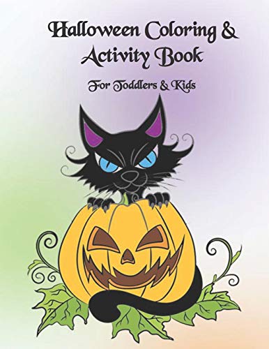 Halloween Coloring & Activity Book: For Kids 4-8 years old. Coloring drawings, mazes, sudoku, connect the dots,and word searchs.