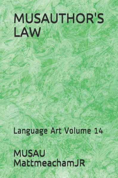 Musauthor's Law : Language Art - 9781699310359