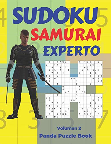 Sudoku Samurai Experto - Volumen 2: Juegos De L??gica Para Adultos (Spanish Edition)
