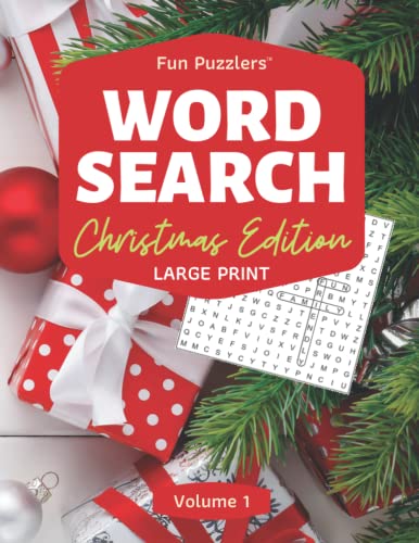 Word Search: Christmas Edition Volume 1: 8.5" X 11" Large Prin