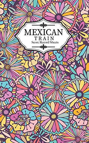 Mexican Train Score Record Sheets: Small size pads were great. Mexican Train Score Record Dominoes Scoring Game Record Level Keeper Book, size 5x8 inch