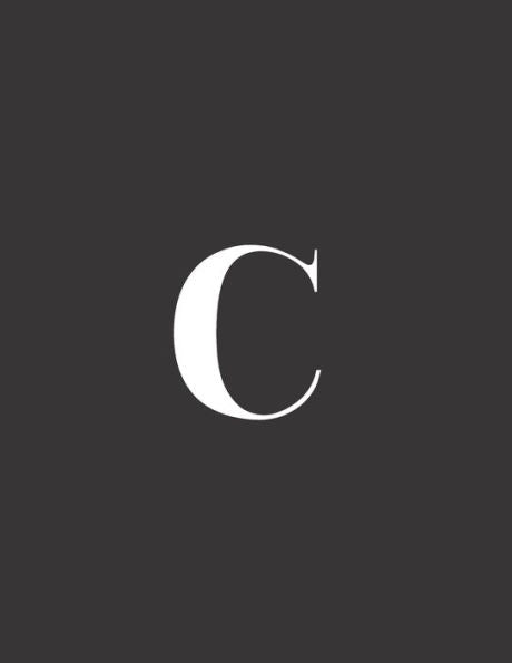 C: A Decorative Book � Perfect for Stacking on Coffee Tables & Bookshelves � Customized Interior Design & Home Decor (Monogram Book Series)