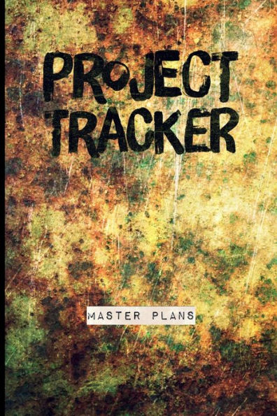Project Tracker : Faux Vintage Distressed Cover Design - 9781700409966
